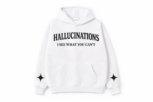 Hallucinations | Classic Hoodie | White