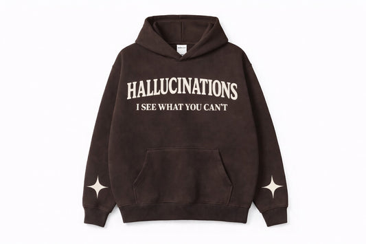 Hallucinations | Classic Hoodie | Brown