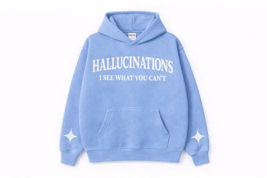 Hallucinations | Classic Hoodie | Light Blue